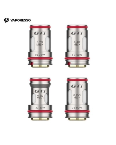 Résistances GTI - Vaporesso (5 pièces)