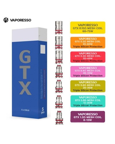 Résistances GTX/GTX-2 - Vaporesso (5 pièces)