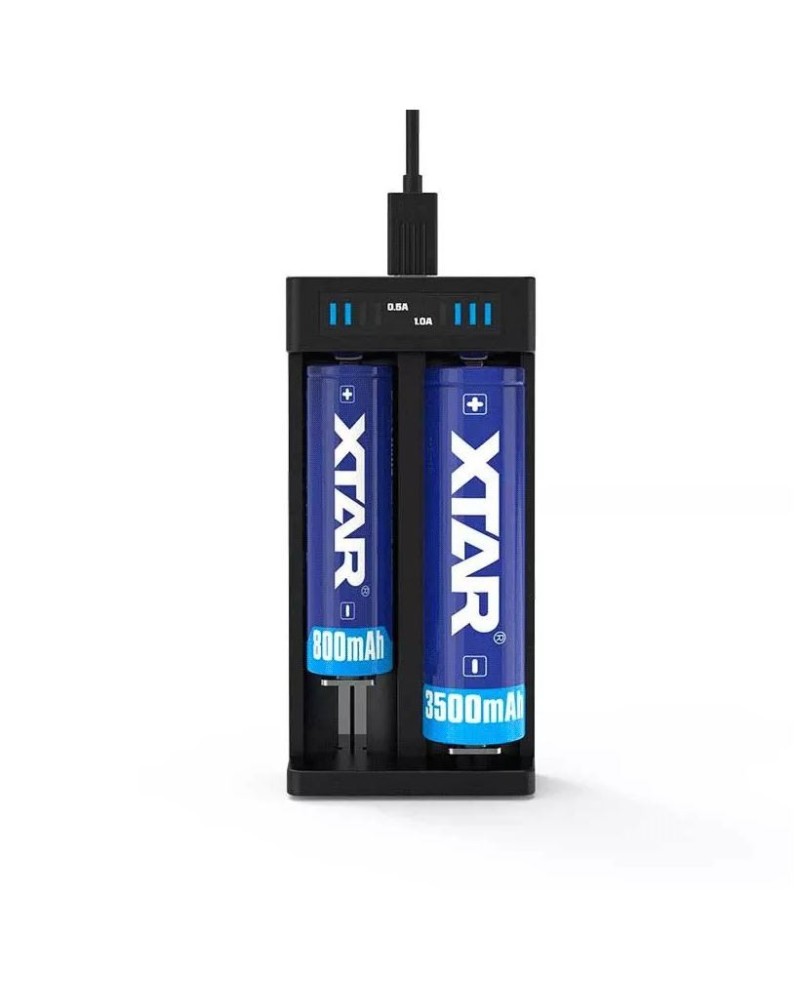 Chargeur double accus MC2 Plus - Xtar