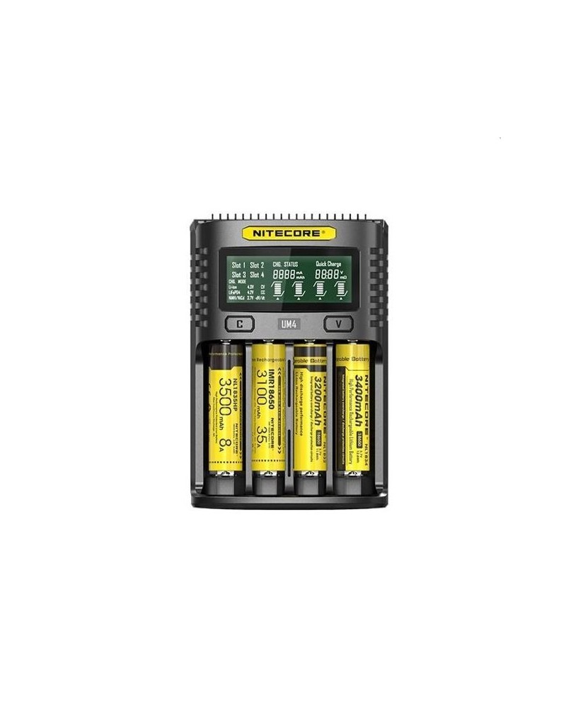 Chargeur UM4 Four Slot 2A - Nitecore