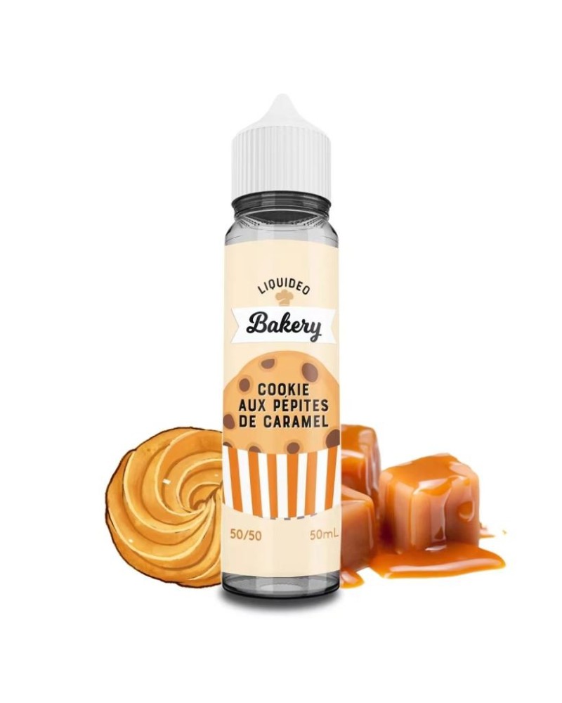 Cookie aux pépites de caramel 50ml - Liquideo