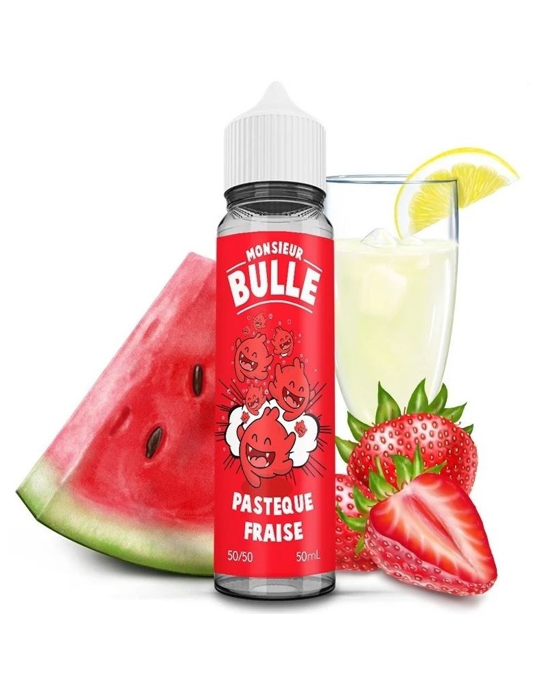 Monsieur Bulle Pastèque Fraise 50ml - Liquideo