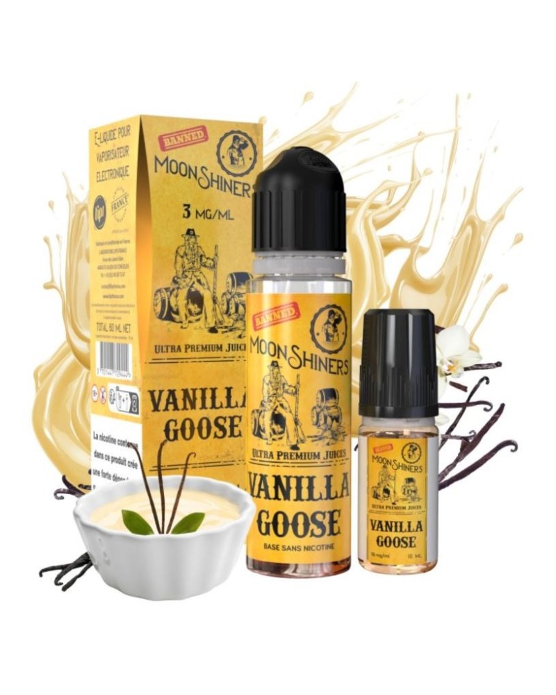 Moon shiners Vanilla Goose 60ml Easy2Shake - Le French Liquide