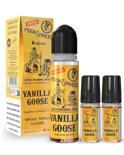 Moon shiners Vanilla Goose 60ml Easy2Shake - Le French Liquide