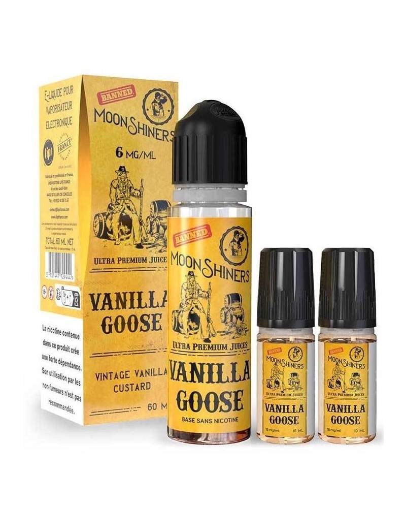 Moon shiners Vanilla Goose 60ml Easy2Shake - Le French Liquide