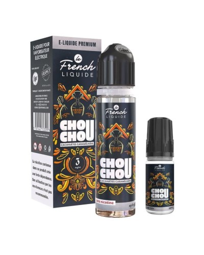 Chouchou Cacahuètes caramélisées 60ml - Le French Liquide