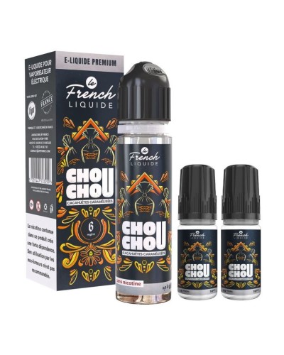 Chouchou Cacahuètes caramélisées 60ml - Le French Liquide