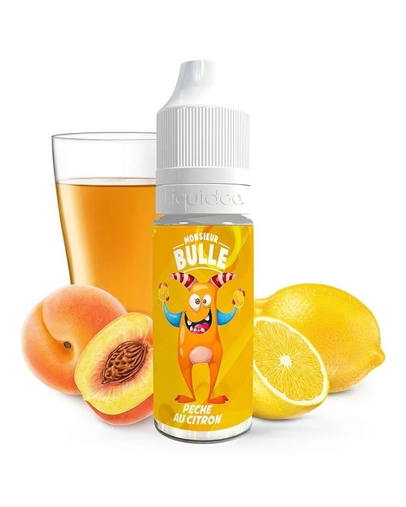 Monsieur Bulle Pêche Au Citron 10ml - Liquideo