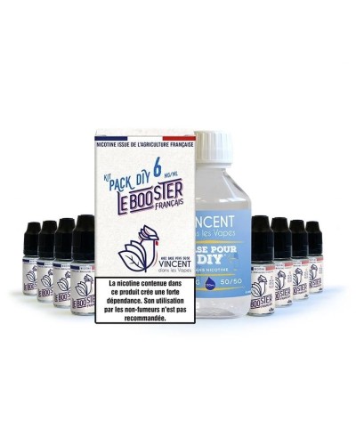 Pack DIY 210ml 50/50 Booster Français - VDLV