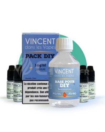 Pack DIY 210ml 20/80 booster français - VDLV