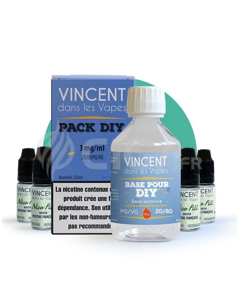 Pack DIY 210ml 20/80 booster français - VDLV