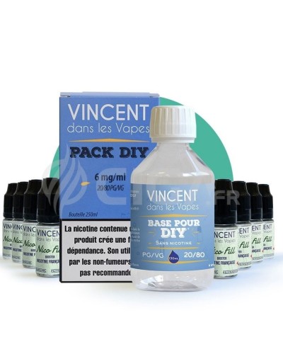 Pack DIY 210ml 20/80 booster français - VDLV