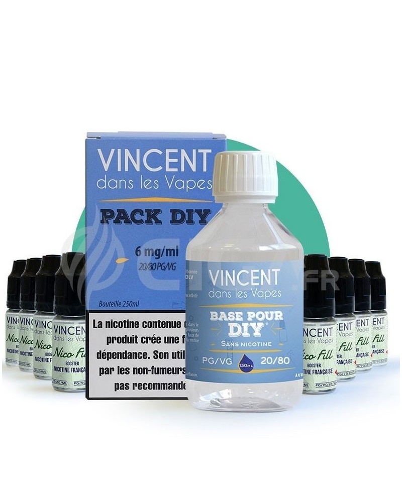 Pack DIY 210ml 20/80 booster français - VDLV