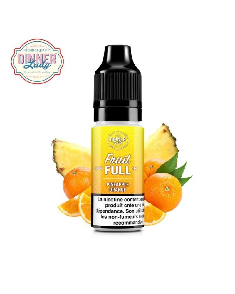 Fruit Full Pineapple Orange 10ml Nic Salt - Dinner Lady