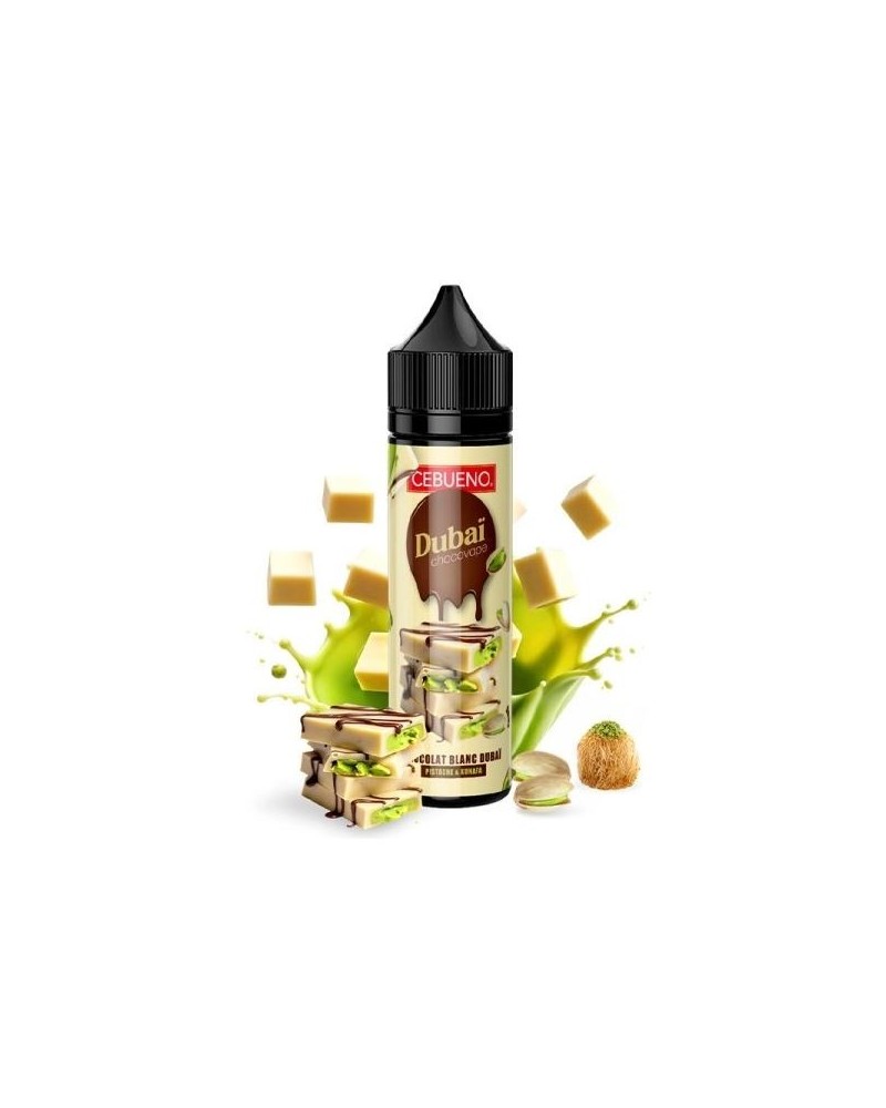 Dubaï Chocovape blanc 50ml - Cebueno