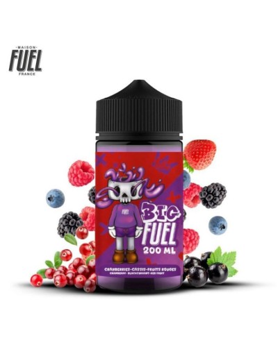 Big Fuel Cranberries Cassis Fruits rouges 200ML - Maison Fuel