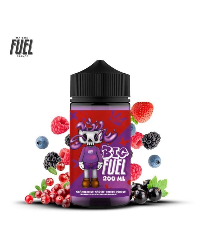 Big Fuel Cranberries Cassis Fruits rouges 200ML - Maison Fuel