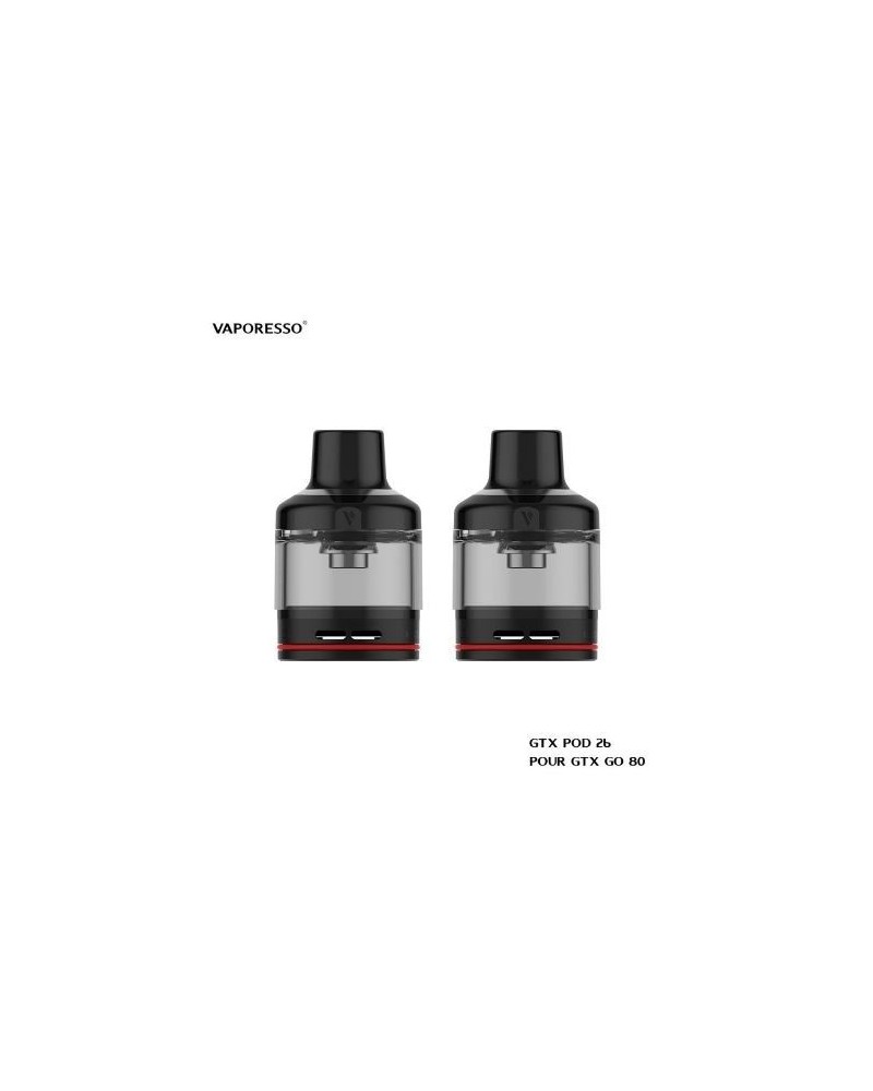 Cartouche Vide GTX Pod 26 5ml - Vaporesso (2 pièces)